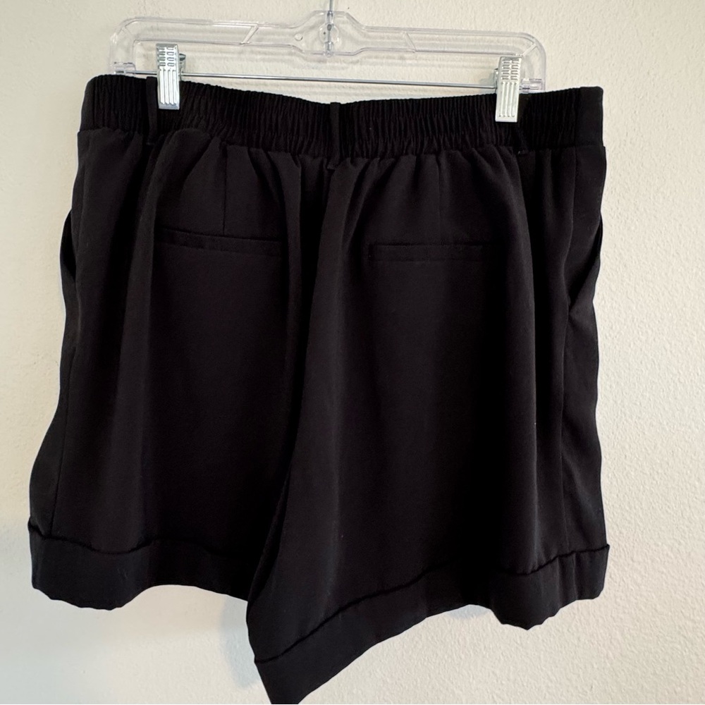 Cato Black High Waist Shorts Size 14/16 W
